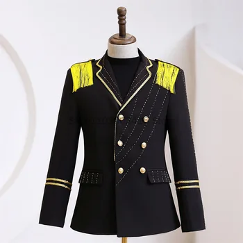 2023 קפטן בחיל הים, קצין מלח מלחים תחפושת Mens מעיל חליפה צבאית 