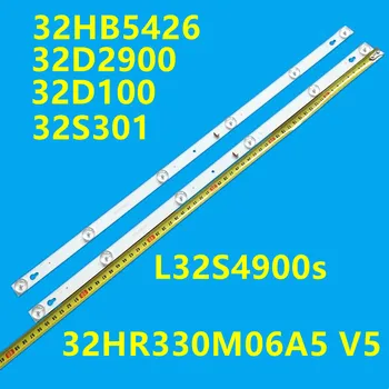 2Pieces/הרבה 6LED(6V) 560mm תאורת LED אחורית הרצועה L32P1A 4C-LB3206-HR03J HR01J 32D2900 32HR330M06A5 V5 חדש 100%