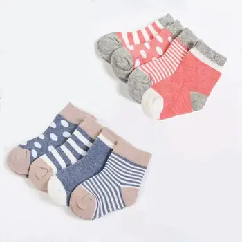 4pair/lotNewborn גרביים לתינוק ילד&ילדה גרבי תינוק בן יומו קומה גרבי כותנה גרביים לתינוק