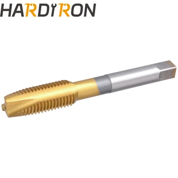 Hardiron M7 X 0.75 ספירלת נקודה הקש על, HSS טיטניום ציפוי ספירלי תקע נקודת השחלה הקש M7 x 0.75