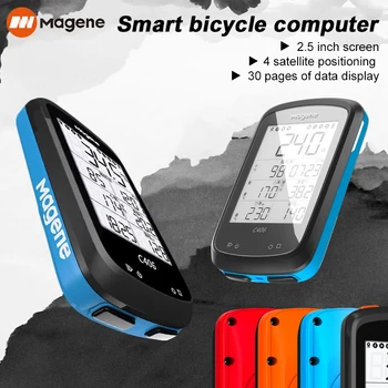 Magene אופניים מחשב 2.5 אינץ', מסך חכם Gps מד מהירות האופניים נמלה Bluetooth עמיד למים 30שעות החיים MTB אופני כביש ואביזרים