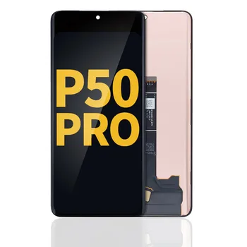 OLED מסך ללא מסגרת החלפה עבור Huawei P50 Pro (משופץ) (שחור)