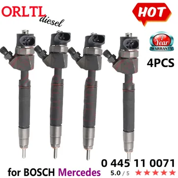 ORLTL חדש מקורי דלק מזרק 0445110071 0 445 110 071 עבור מרצדס MB A6110700987 0986435071 4PCS