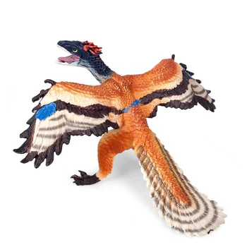 אופנה העתיקה דינוזאור פלסטיק מוצק דמויות צעצועים דינו Carnotaurus Pterosaur הארכיאופטריקס אוסף דגם קישוטים
