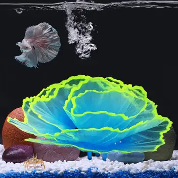 אקווריום קישוט גבוהה הדמיה לא מזיק סיליקון אקווריום מדומה אלמוגים קישוט הבית.