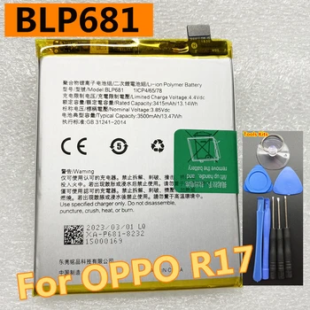מקורי חדש 3500mAh BLP681 החלפה סוללה עבור OPPO R17 טלפון נייד