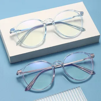נגד אור כחול משקפיים מצולע משקפי קריאה דקים הפנים Presbyopic משקפיים חזון טיפול +0.00~+4.00