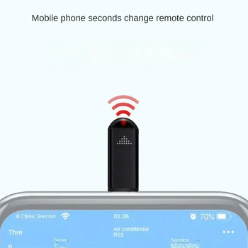 סוג-C Micro USB Smart IR שלט רחוק טלפון APP מיני מתאם אינפרא-אדום המשדר עבור הטלפון החכם לטלוויזיה תיבת מזגן