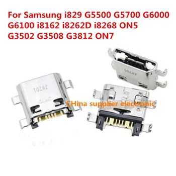 עבור Samsung i829 G5500 G5700 G6000 G6100 i8162 i8262D i8268 ON5 G3502 G3508 G3812 ON7 USB טעינת מחבר עגינה שקע