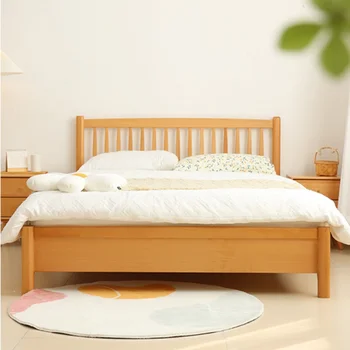 עץ אשור איכותי ילדים מיטות גדולות נורדי כפולה ילדים מיטות פשוטות בסגנון יפני גאמה Infantil ריהוט חדר שינה