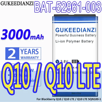 קיבולת גבוהה GUKEEDIANZI סוללה בת-52961-003 3000mAh עבור Blackberry Q10 / Q10 LTE / Q10LTE SQN100-1