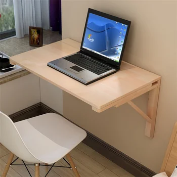 שולחן מחשב מתקפל נייד שולחן יציב סוגריים עבור Office מטבח ביתי 60x40cm רב תכליתי השולחן